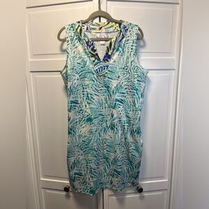 Stella Parker Collection Tropical Print Dress Size Women’s Large Multi Color